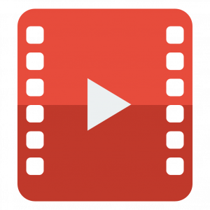 video icon with no background